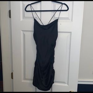 Satin Black Zara Dress